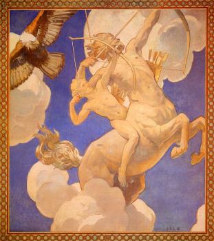 John Singer Sargent : Chiron and Achilles